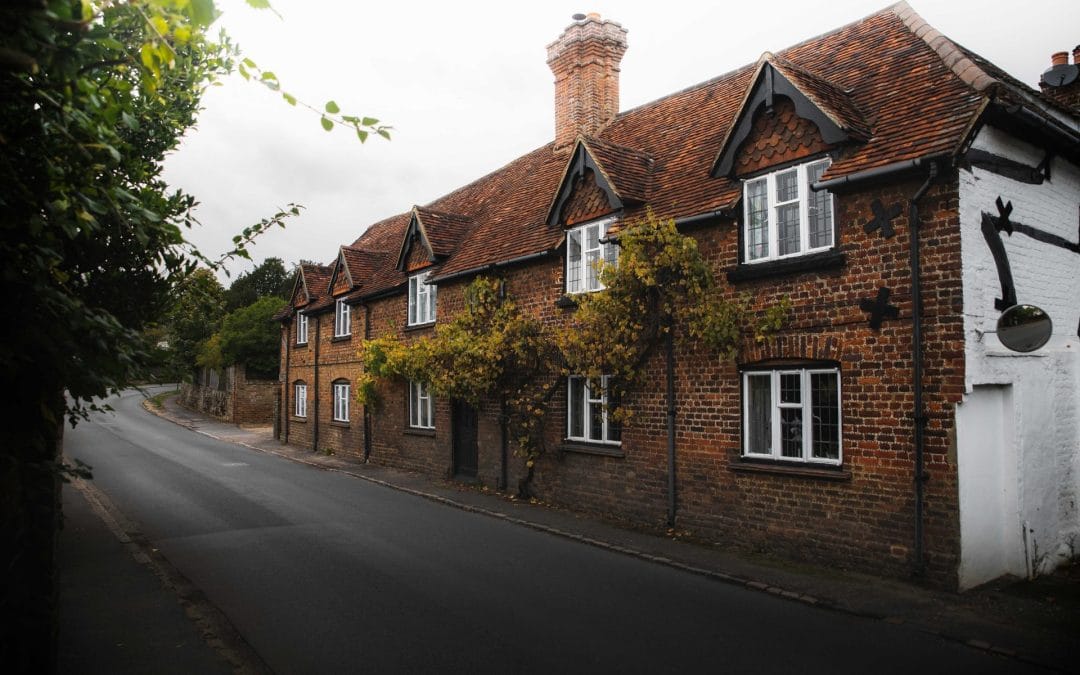 Traditional English house exterior